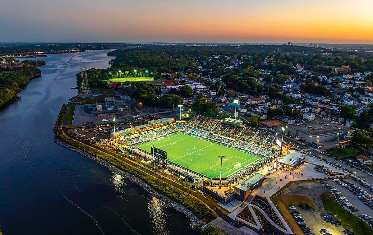 Image of Centrevile Stadium in Pawtucket, Rhode Island