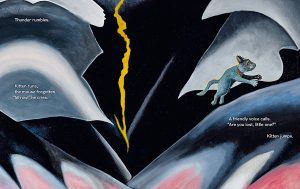 An illustrated page out of the book 