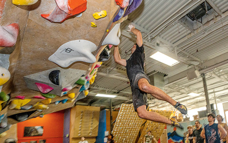 Students start a club for competitive climbers