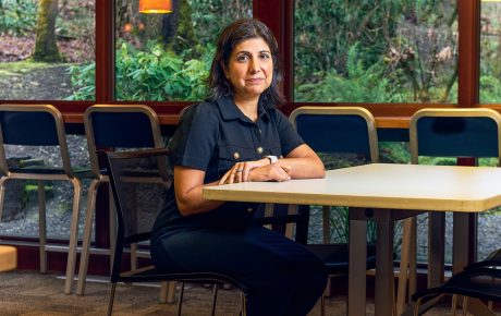 portrait of Dr Nisha Bansal ’99