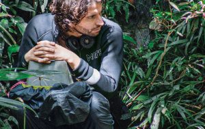 Image of Alejandro Landes ’03 on set of Monos