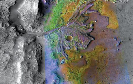 Jezero Crater on Mars