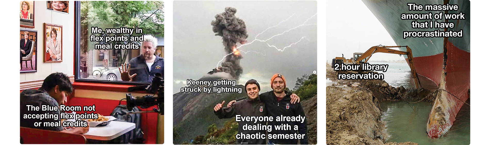 Screenshots of @brownumemes