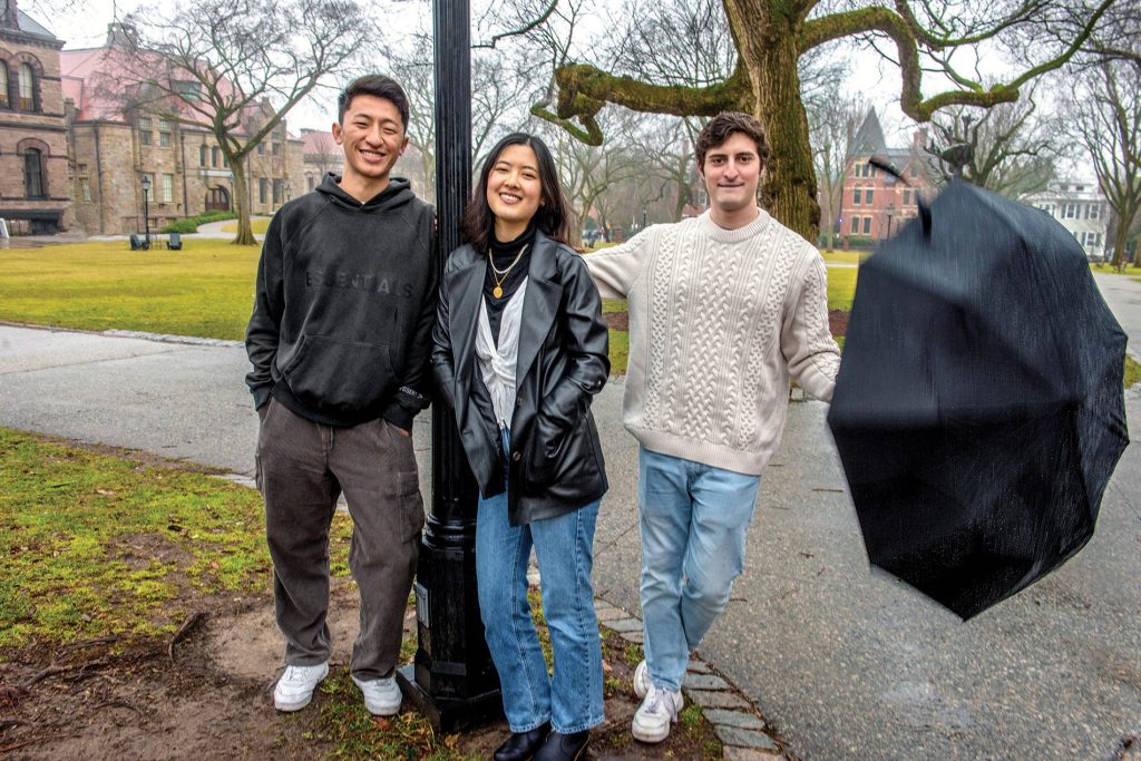 Image of Bryan Guan, Tracy Pan, and Ben Michals