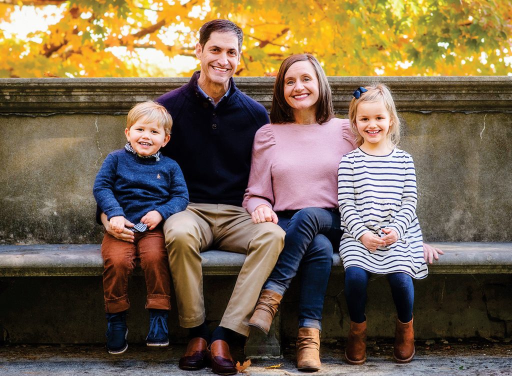 Image of Eli Wolff and his family.