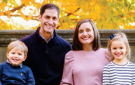 Image of Eli Wolff and his family.