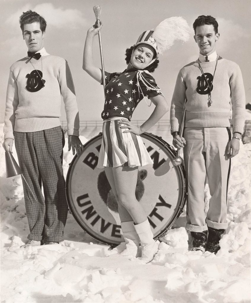 Archival image of 3 members of the Brown Band in 1940