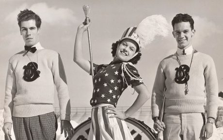 Archival image of 3 members of the Brown Band in 1940