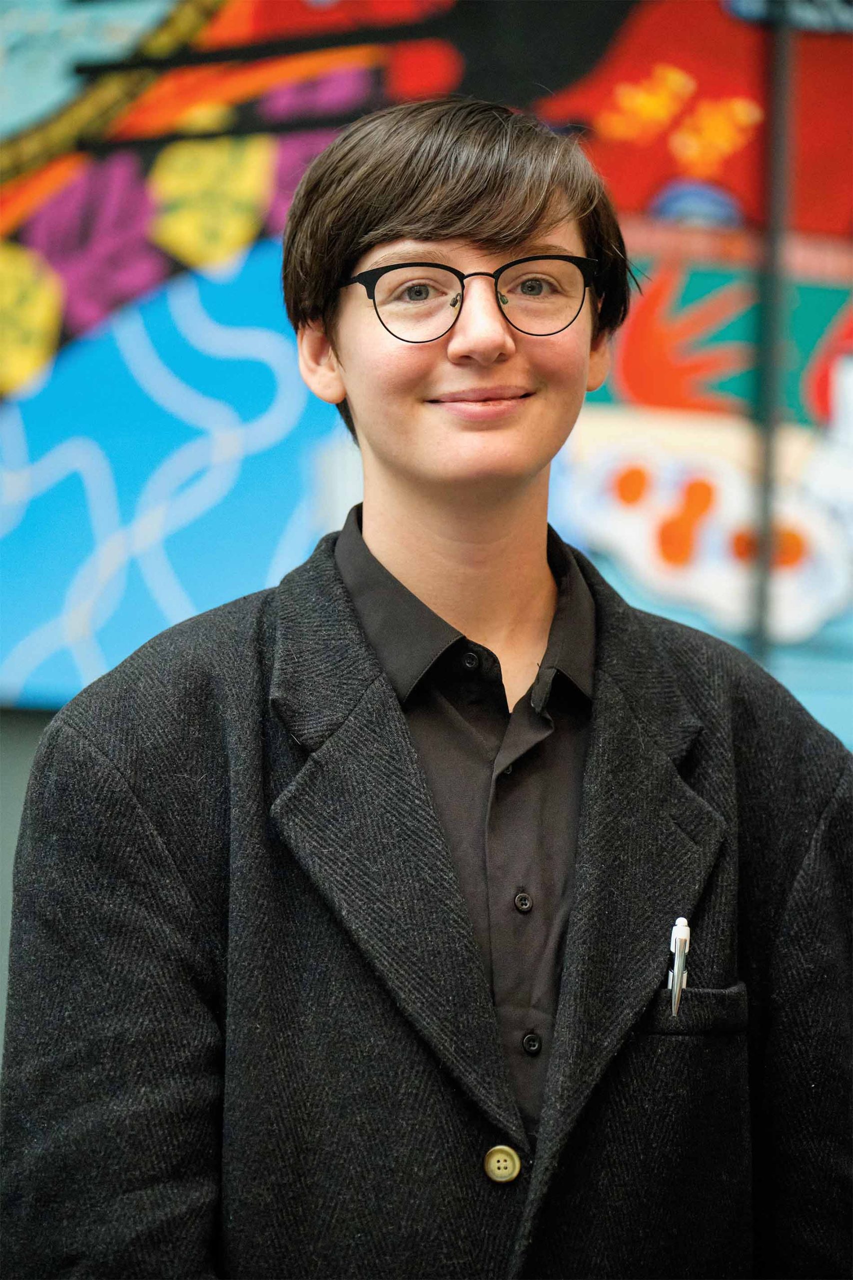 Image of Cel Welch with a colorful background