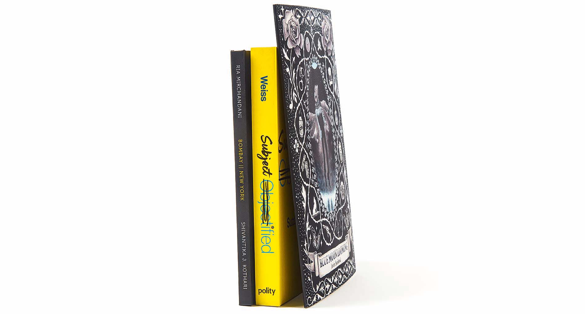 Image of book spines.