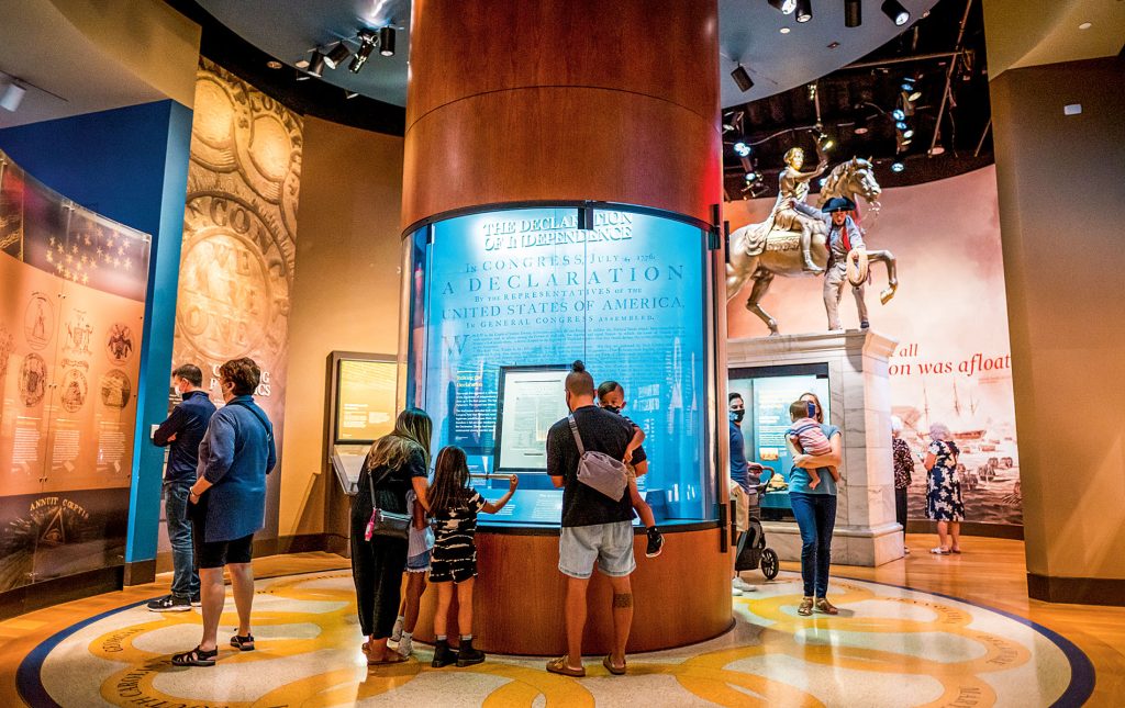 Image of the gallery at Philadelphia's Museum of the American Revolution