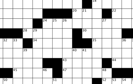 Crossword puzzle